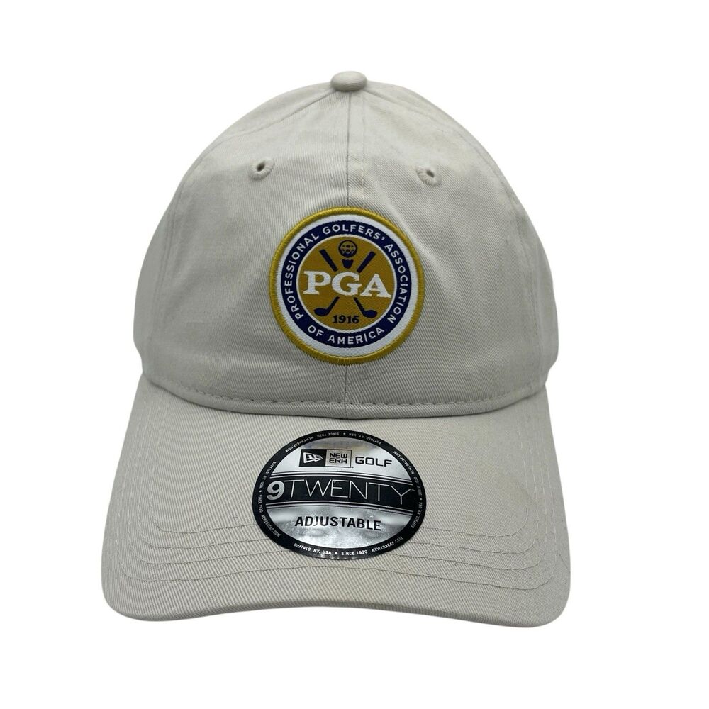 New Era PGA Tour Hat Adult Beige Cap NEW